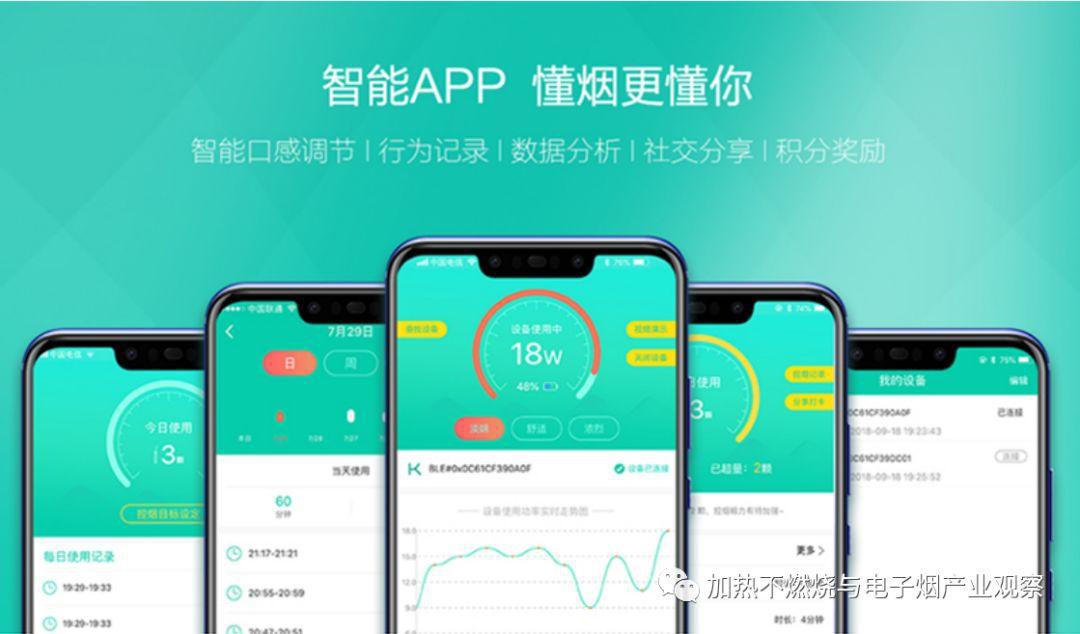 KOKEN智能烟具 I 加热不燃烧走向智能化，用手机APP调整抽烟模式