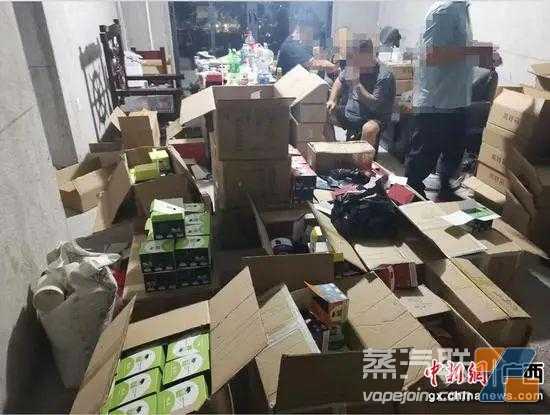 南宁查获一起案值超110万元涉电子烟产品违法案件